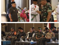 Bersama Forkopimda, Dandim 1308/LB Hadiri Pengukuhan Anggota Paskibra Peringatan HUT RI Ke-81 Tahun 2026