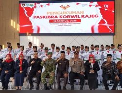 Camat Rajeg Gelar Pengukuhan Paskibra Korwil Rajeg 2026