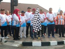 Sambut HUT RI Ke-81 Kecamatan Rajeg Adakan Lomba Jalan Santai