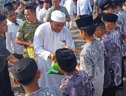 Ketua Umum Elang Tiga Hambalang Hadiri Acara Dpp Riau: Doa Bersama, Santunan, Serta Bagikan 1.000 Paket Sembako Dilapangan Batalion Yonif 132 Bima Sakti