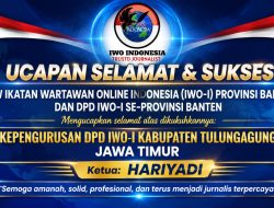 IWO Indonesia Kukuhkan Kepengurusan DPD Tulung Agung, Rahardiyan Andri, SE.AK Resmi Nahkodai Organisasi