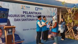 Target 8 Kursi Pemilu Mendatang, Ketua DPD PAN Sleman Lantik Pengurus DPC dan DPRt Se – Kabupaten Sleman