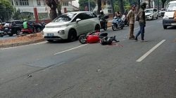 Pemotor Tewas Terlindas Engkel di Depan Taman Kota 1 BSD