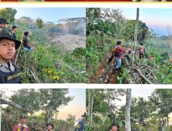 Kebun Kopi Terbakar Akibat Bara Api, Polisi Beri Teguran Keras dan Kedepankan Penindakan dengan Hati Nurani