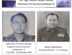 Pemberontakan Mayor Rasyad Nawawi Cs.dan Pergolakan – Kodam ll.Sriwijaya”