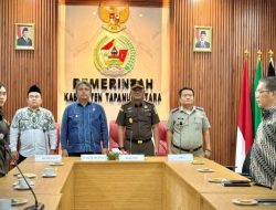 Wakil Bupati Tapanuli Utara Ikuti Penandatanganan Nota Kesepahaman dan PKS Percepatan Pendaftaran Tanah Wakaf di Wilayah Kabupaten Tapanuli Utara