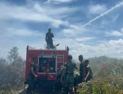 Kebakaran Melanda Tiga Rumah di Desa Sinambela, Pemkab Humbahas Kerahkan Tiga Armada Damkar