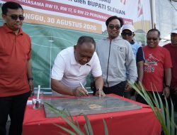 Bupati Sleman Resmikan RTH Perumnas Condongcatur, Ajak Warga Rawat Fasilitas Bersama