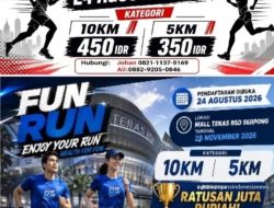 FUN RUN 2026 Hadir di BSD Serpong, Pendaftaran Dibuka 24 Agustus