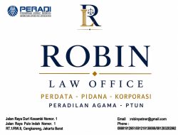 Robin Law Office, Konsultan Hukum untuk Perkara Perdata, Pidana hingga Korporasi