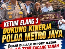 Ketua Umum Elang Tiga Hambalang Dukung Pengungkapan Puluhan Ton Kacang Tanah, Dorong Kasus Diusut Transparan