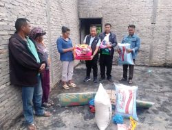Pemkab Humbahas Salurkan Bantuan Sosial bagi Korban Kebakaran di Desa Lumban Purba