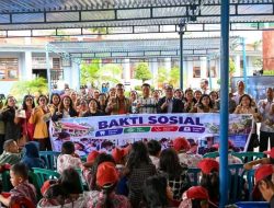 Bupati Humbahas apresiasi pelaksanaan Kegiatan Bakti Sosial dan ’Gospel Time’ Yayasan Godukasi Persada Nusantara di UPT SD 066 Sibuntuon Parpea