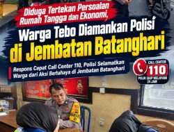 Respons Cepat Call Center 110, Polisi Selamatkan Warga dari Aksi Berbahaya di Jembatan Batanghari