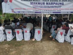 Kegiatan Reses I Tahun Sidang III 2026-2027 Makmur Marpaung Anggota DPRD Propinsi Sumut IX..Menampung Aspirasi masyarakat.