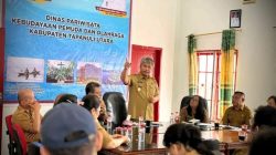 Pimpin Monev Disparbudpora, Pemkab Taput Dorong Pemanfaatan AI dan Kesiapan Event Hari Jadi ke-81 Taput
