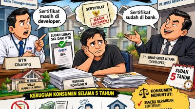 Lima Tahun Sertifikat Belum Diberikan Meski Telah Lunas, LBH Harimau Raya Turun Tangan