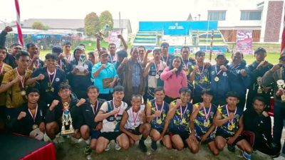 Turnamen Bola Voli Piala Bupati Humbahas Ditutup, Putra Paranginan Raih Juara