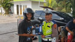 Sosialisasi Siger Presisi Menggema di Jalan Lintas Timur, Sat Lantas Polres Tulang Bawang Ajak Masyarakat Wujudkan Lalu Lintas yang Aman dan Tertib