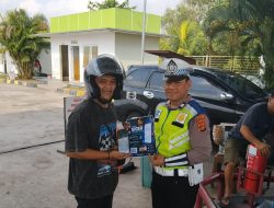 Sosialisasi Siger Presisi Menggema di Jalan Lintas Timur, Sat Lantas Polres Tulang Bawang Ajak Masyarakat Wujudkan Lalu Lintas yang Aman dan Tertib