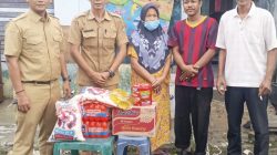 Camat Solear Salurkan Bantuan untuk ibu Yati Korban Atap rumah Ambruk