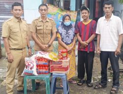 Camat Solear Salurkan Bantuan untuk ibu Yati Korban Atap rumah Ambruk