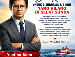 Insan Pers Bersatu dalam Doa, Yustina Alam dan Jajaran KompassIndonesiaNews Berharap Kabar Baik dari Selat Sunda