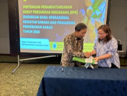 Memperkuat Pengembangan Kakao, DPKP DIY Tandatangani Kerja Sama Dengan Ditjen Perkebunan RI
