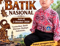Sekolah Dasar Negeri Pabuaran 1 Mengucapkan Selamat Hari Batik Nasional 2026