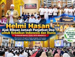 Di Masjid Baitul Izzah, Helmi Hasan Serukan Doa dan Ikhtiar untuk Kebaikan Indonesia.