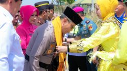 Resmi Jadi Kapolda Gorontalo, Irjen Pol Nurworo Danang Disambut Adat Mopotilolo