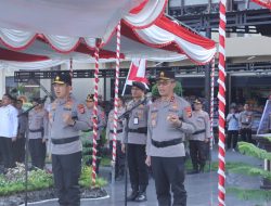 Welcome and Farewell Parade, Irjen Pol Nurworo Danang Terima Pataka Polda Gorontalo