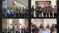 Polres Tulang Bawang Beri Kejutan HUT TNI ke-81, Sinergitas TNI-Polri Makin Solid dan Kompak