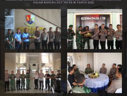 Polres Tulang Bawang Beri Kejutan HUT TNI ke-81, Sinergitas TNI-Polri Makin Solid dan Kompak