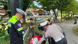 Patroli Rutin Satlantas Polres Nias, 36 Pengendara Ditindak.