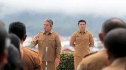 Wabup Bupati Pimpin Apel Gabungan,,Tekankan Koordinasi Dan Percepatan Realisasi Anggaran.