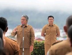 Wabup Bupati Pimpin Apel Gabungan,,Tekankan Koordinasi Dan Percepatan Realisasi Anggaran.