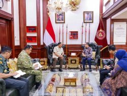Menhan RI Terima Duta Besar RI Terkait Persatuan Emirat Arab PEA, Judha Nugraha