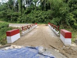 Baktiar Pane:Pembangunan Jembatan Memberikan Dampak Positif Bagi Masyarakat