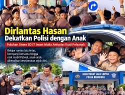 Dirlantas Hasan Dekatkan Polisi dengan Anak, Puluhan Siswa SD IT Insan Mulia Antusias Ikuti Polsanak