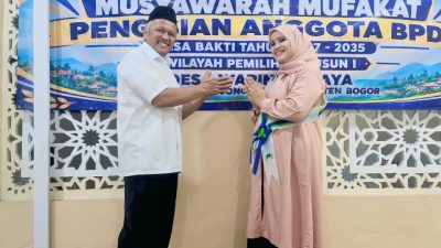 Musyawarah  Mufakat, ABDUL KADIR DAN SLAMET HARTONO Ditetapkan  SEBAGAI Anggota BPD Waringin  Jaya DAPIL 1