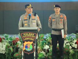 Kapolres Tulang Bawang Barat Pimpin Upacara Serah Terima Jabatan Kapolsek Tulang Bawang Tengah Polres Tulang Bawang Barat