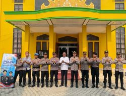 Hadir Jaga Toleransi! Kapolres Tulang Bawang Turun Langsung Sambangi Umat Nasrani, Pastikan Ibadah Berjalan Aman Dan Khidmat
