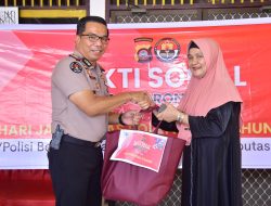 Sambut Hari Jadi Humas Polri ke-75, Bidhumas Polda Gorontalo Hadir Berbagi untuk Sesama