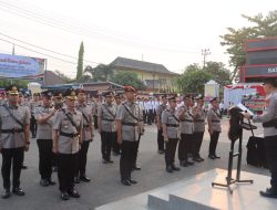 Kapolres Lahat Pimpin Sertijab Wakapolres, Kasat, dan Kapolsek, Tekankan Profesionalisme dalam Pelaksanaan Tugas
