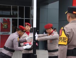 Polres Lahat Gelar Upacara Peringatan Hari Sumpah Pemuda ke-98, Kobarkan Semangat Persatuan dan Nasionalisme
