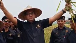Ketua Harian DPP Partai Ummat Heikal Safar Panen Raya Sekaligus Makan Siang Gratis Bersama Ratusan Petani Guna Ketahanan Pangan Nasional