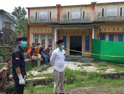 Warga desa Dusun Gemawang Desa Marongsari kecamatan Sapuran Digegerkan Adanya Temuan Mayat Didalam Rumah